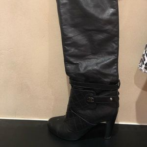 CHANEL Shoes - Chanel below the knee boots CHANEL Shoes - Chanel below the knee boots